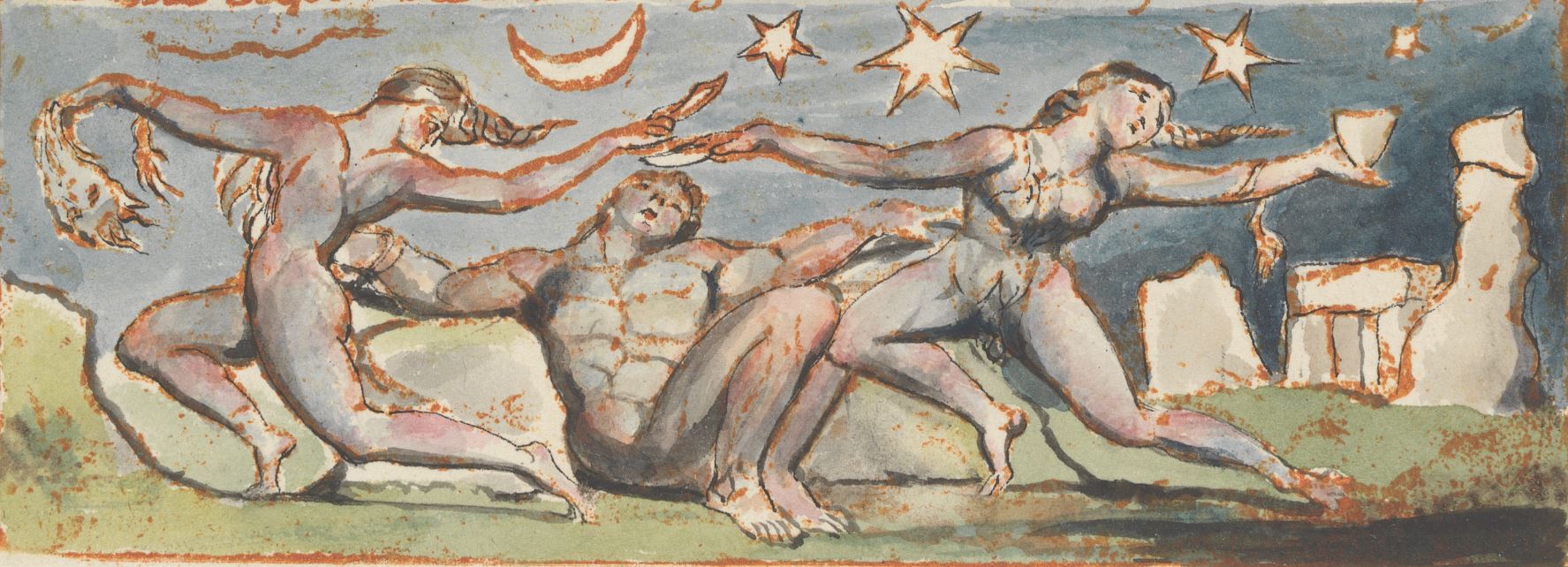 Jerusalem, William Blake (detail), Plate 69.