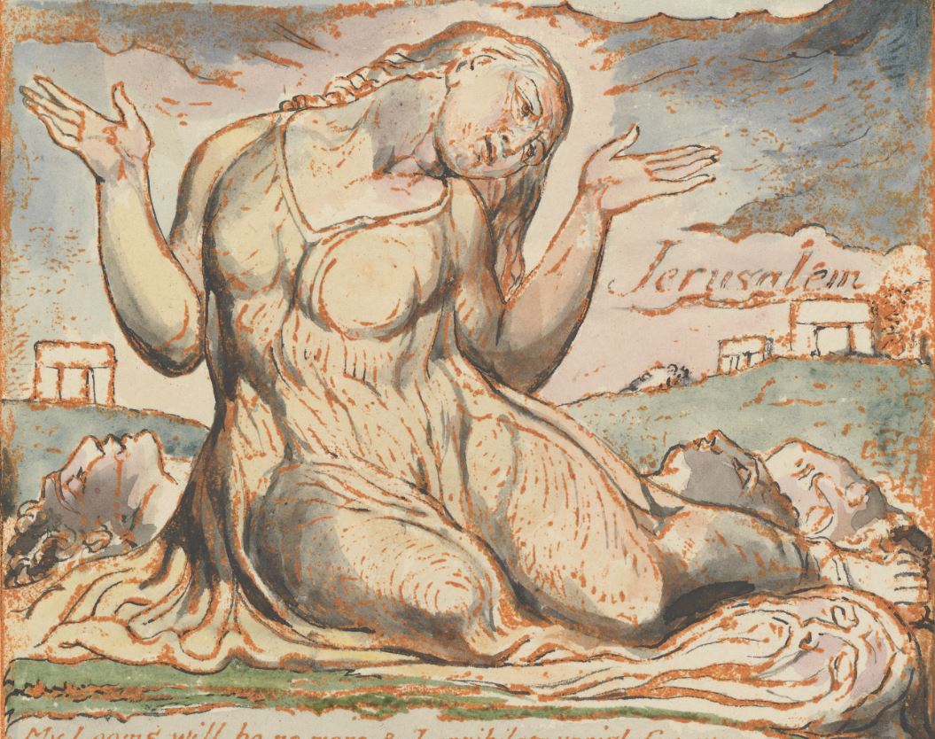 Jerusalem, William Blake (detail), Plate 92